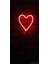 Kalp logolu neon led 12 v trafolu tak fişe çalıştır sevgiliye özel 4