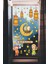 Renkli Ramazan Temalı Çocuk ve Yıldızlar Cam Duvar Sticker Seti 5+ Parça 3