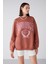 Ramona Oversize Kiremit Rengi Sweatshirt 5