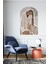 Bohem Soyut Kadın Boho Oval Duvar Sticker Salon Duvar Dekorasyon 2