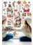 Yılbaşı temalı renkli kardan adam ve süsler seti, cam ve duvar sticker, 5+ parça 2