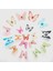 Renkli 3D Çift Kanatlı Kelebek Duvar Stickerleri, 5+ Parça, Ev Dekoruna Uygun 1