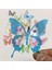 Renkli 3D Çift Kanatlı Kelebek Duvar Stickerleri, 5+ Parça, Ev Dekoruna Uygun 4