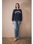 California Baskılı Bisiklet Yaka Sweatshirt 2