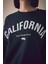 California Baskılı Bisiklet Yaka Sweatshirt 4
