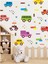 Arabalar Çocuk Odası Sticker Seti Puantiyeler Sticker ve Çizgiler Sticker 3