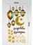 Renkli Ramazan Temalı Duvar Sticker Seti, İslami Dekorasyon, Oturma Odası Hediye 2