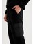 Regular Fit Polar Eşofman Altı Beli Paçası Lastikli Kargo Cepli A7040AX24AU 5