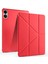 Xiaomi Uyumlu Redmi Pad Pro Kılıf Htstore Tri Folding Kalem Bölmeli Standlı Kılıf-Kırmızı 1