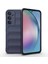 Galaxy Uyumlu A55 Kılıf Esnek Tpu Oyuklu Arka Yüzey Tasarımlı Htstore Etnik Silikon Kapak-Lacivert 1