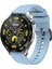 Huawei Watch Gt5 46MM Kordon Yumuşak Silikon Tokalı Şeritli 1