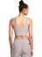 Under Armour Meridian Rib Crop Kadın Gri Antrenman Atlet 1386613-015 2