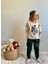 Erkek Çocuk Yazı Baskılı Sweatshirt Takım 3