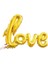 Love ımza folyo balon gold büyük boy 65x108 cm 2