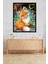 Tilkiler 30 x 40 cm Elmas Mozaik Tablo 3
