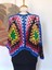 Hippybutik Çok Renkli Tığ Dokuma Elişi Tasarım Kruvaze Hırka 4