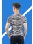 Clement Erkek Siyah/beyaz Çizgili T-Shirt 2