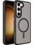 Samsung Galaxy S23 Kılıf Mat Arka Yüzey Wireless Şarj Özellikli Flet Magsafe Kılıf 1