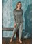 Yeşil Dream Desenli Exclusive Kadife Kız Çocuk Pijama Takımı 3