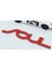Soul Bagaj Kırmızı Abs 3m 3D Yazı Logo Kia Ile Uyumlu 3