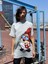 Kadın Gri Mickey Baskılı T-Shirt 1