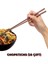 Chopstick Çin Çubukları - Çin Usulü Yemek Çubukları (10 Çift) 1