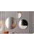 Yuvarlak Ayna 50 cm Dressuar Ayna Dekoratif Ayna Makyaj Aynası Banyo Aynası 4