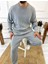 Uzun Kollu Tişört Fitilli Örme Triko Yumuşak Dokulu Tüylenmez Pamuklu Kazak Sweatshirt 1
