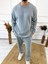 Uzun Kollu Tişört Fitilli Örme Triko Yumuşak Dokulu Tüylenmez Pamuklu Kazak Sweatshirt 2