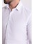 Düz Beyaz Renk Slim Fit Gizli Düğmeli Klasik Erkek Gömlek 2