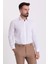 Düz Beyaz Renk Slim Fit Gizli Düğmeli Klasik Erkek Gömlek 3