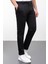 Düz Siyah Renk Super Slim Fit Erkek Pantolon 1
