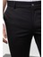 Düz Siyah Renk Super Slim Fit Erkek Pantolon 2