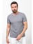 Desenli Lacivert Renk Slim Fit Bisiklet Yaka Erkek T-Shirt 3
