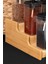 Doğal Bambu 3 Katlı Baharatlık ve Raf Düzenleyici Dolap İçi Organizer Stand 26 x 26 cm 6