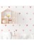 Soft pembe kalpler oda süsleme sticker, 95 adet, şık ve sevimli dekorasyon seçeneği 1