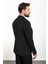 Düz Siyah Renk Slim Fit Mono Yaka Klasik Erkek Ceket 5