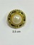Vintage Serisi Düğme Seti / 2,5 cm 6 Lı Set (Gold - Krem) 5