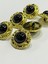Vintage Serisi Düğme Seti / 2 cm 6 Lı Set (Gold - Siyah) 2