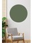 Yeşil Yuvarlak Bohem Tarz Duvar Sticker, Modern ve Şık Dekorasyon için 1
