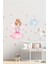 Renkli Tatlı Rüyalar Perisi Duvar Sticker Seti, eğlenceli ve şık çocuk odası dekorasyonu 1