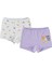 Kız Çocuk Boxer 2-10 Yaş Lila 1