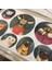 Hipster Hayvanlar Salon ve Oturma Odası Modern Duvar Sticker Seti 2
