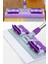 Mor mikrofiber yer ve fayans mop seti, 125cm en, 16cm, pratik temizlik aracı 5