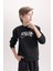 Erkek Çocuk Bisiklet Yaka Sırt Baskılı Sweatshirt D4352A824WN 4