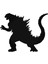 Godzilla Oto Sticker 20 cm 1