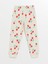 Lcw Kids Pembe Baskılı Bisiklet Yaka Baskılı Kısa Kollu Kız Çocuk Pijama Takımı 4