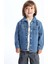 Lcw Baby Orta Indigo Rodeo Basic Uzun Kollu Erkek Bebek Jean Gömlek 1