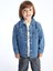 Lcw Baby Orta Indigo Rodeo Basic Uzun Kollu Erkek Bebek Jean Gömlek 3