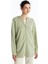 Lcwaıkıkı Basic Mat Yeşil Kapüşonlu Düz Oversize Kadın Fermuarlı Sweatshirt 1
